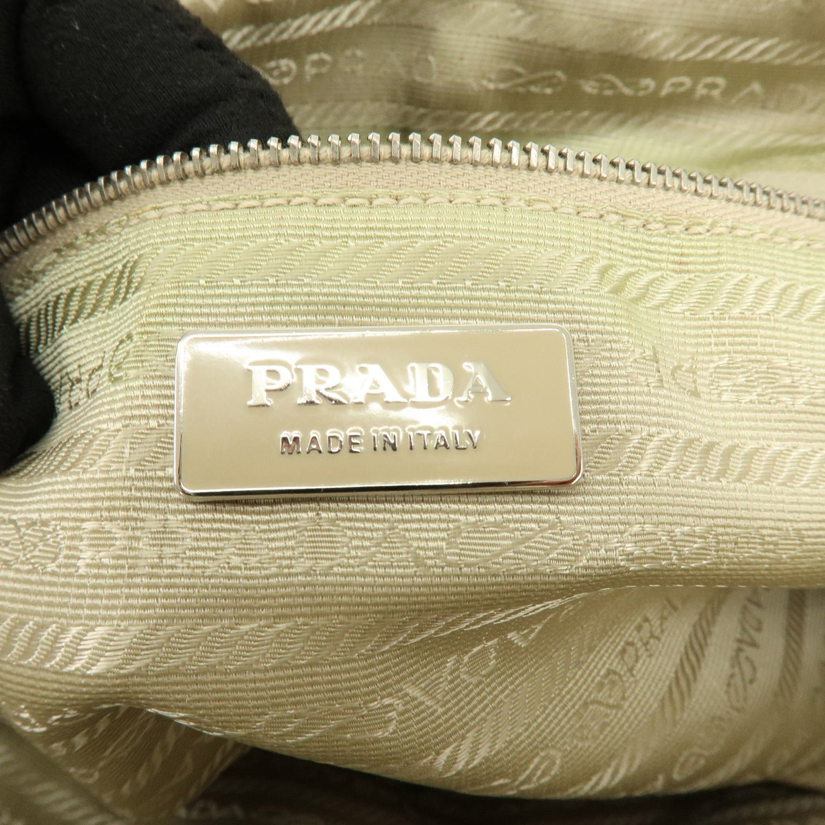 Prada Bowler Canvas With Leather Purple Canvas Shoulder Bag Bag (Pre-Owned)