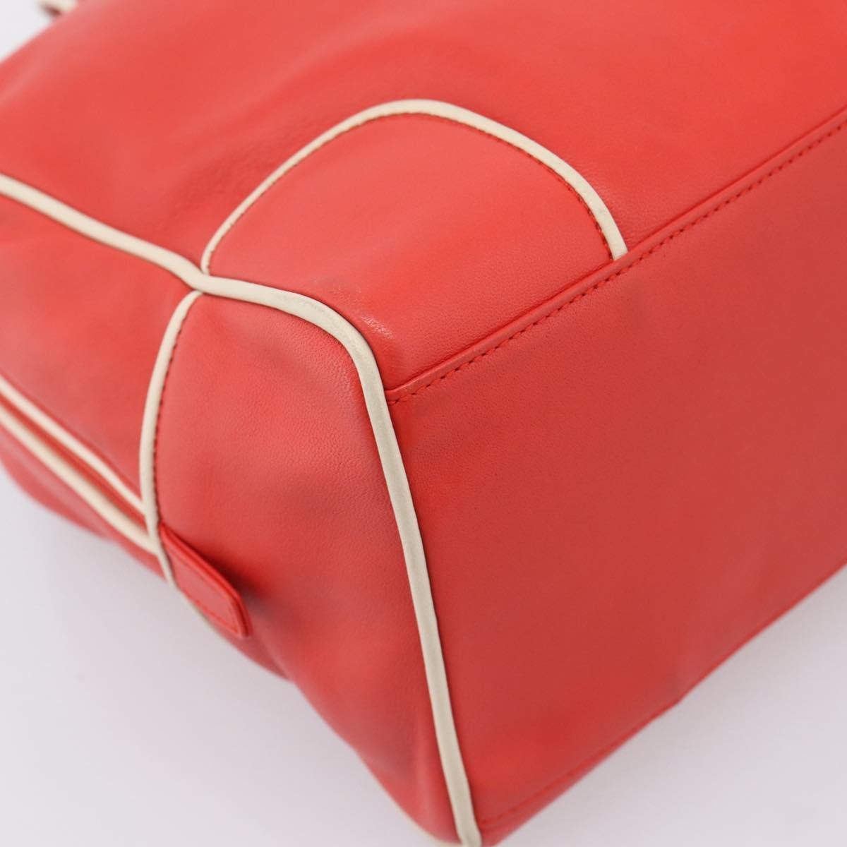 Loewe Vintage Leather Red Leather Shoulder Bag Bag (Pre-Owned)