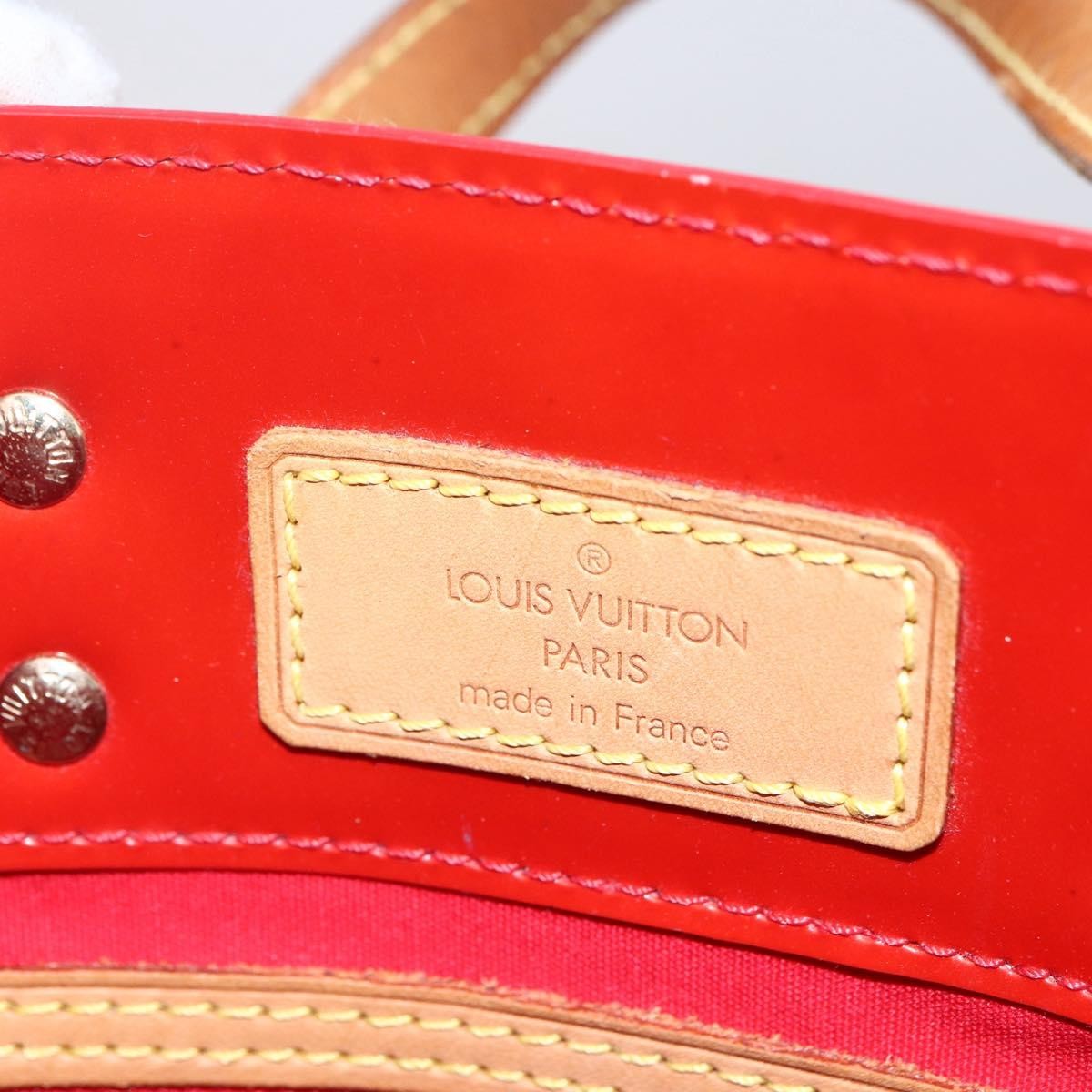 Louis Vuitton Reade Monogram Vernis Red Patent_Leather Handbag (Pre-Owned)