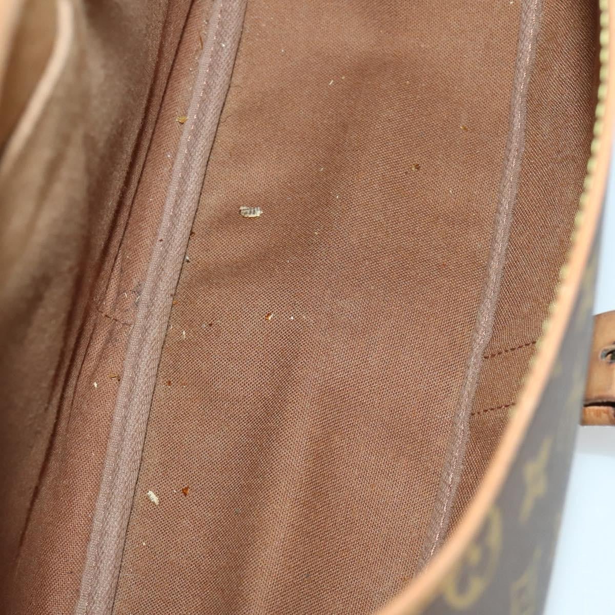 Louis Vuitton Saumur Monogram Canvas Brown Canvas Shoulder Bag Bag (Pre-Owned)