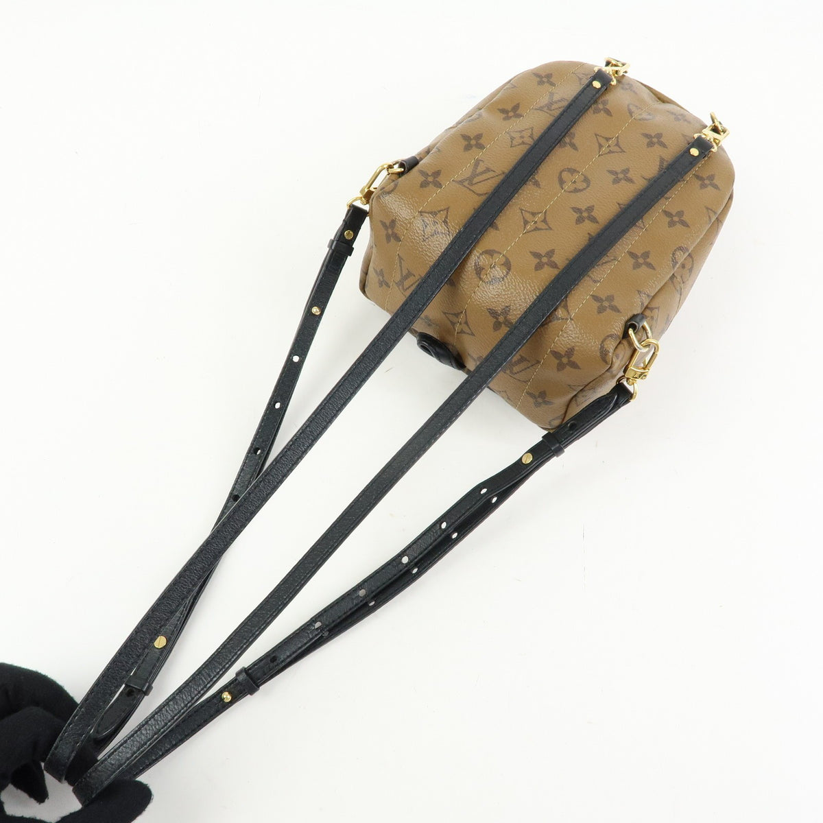 Louis Vuitton Palm Springs Reverse Monogram Canvas Brown Canvas Backpack Bag (Pre-Owned)