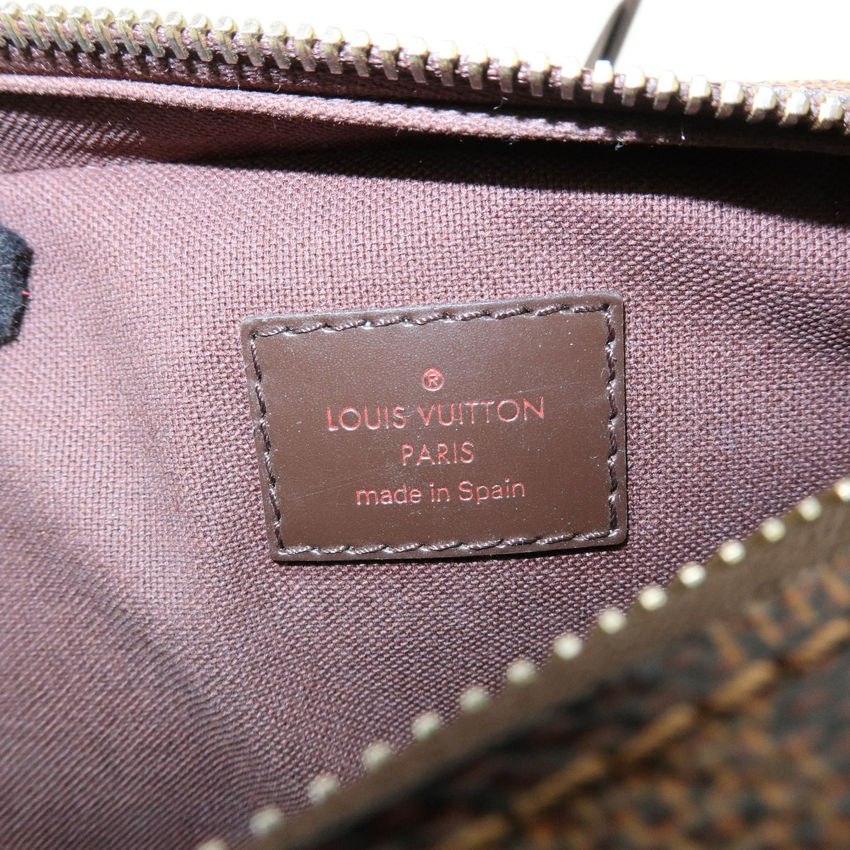 Louis Vuitton Geronimos Waist Damier Brown Canvas Shoulder Bag Bag (Pre-Owned)