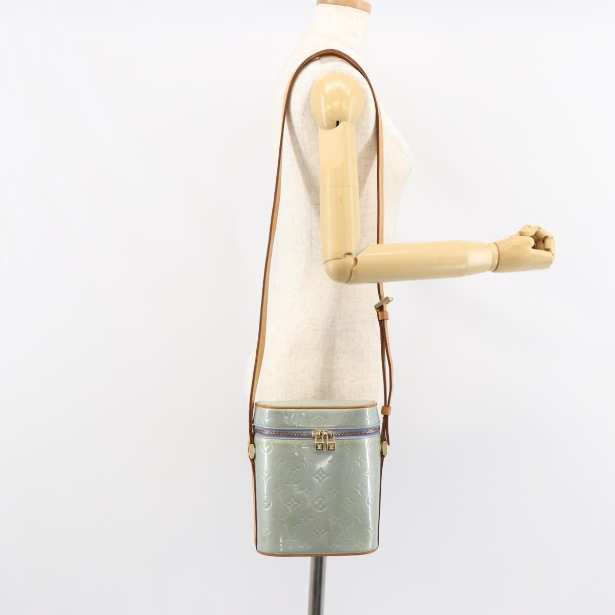 Louis Vuitton Sullivan Monogram Vernis Gray Patent_Leather Shoulder Bag Bag (Pre-Owned)