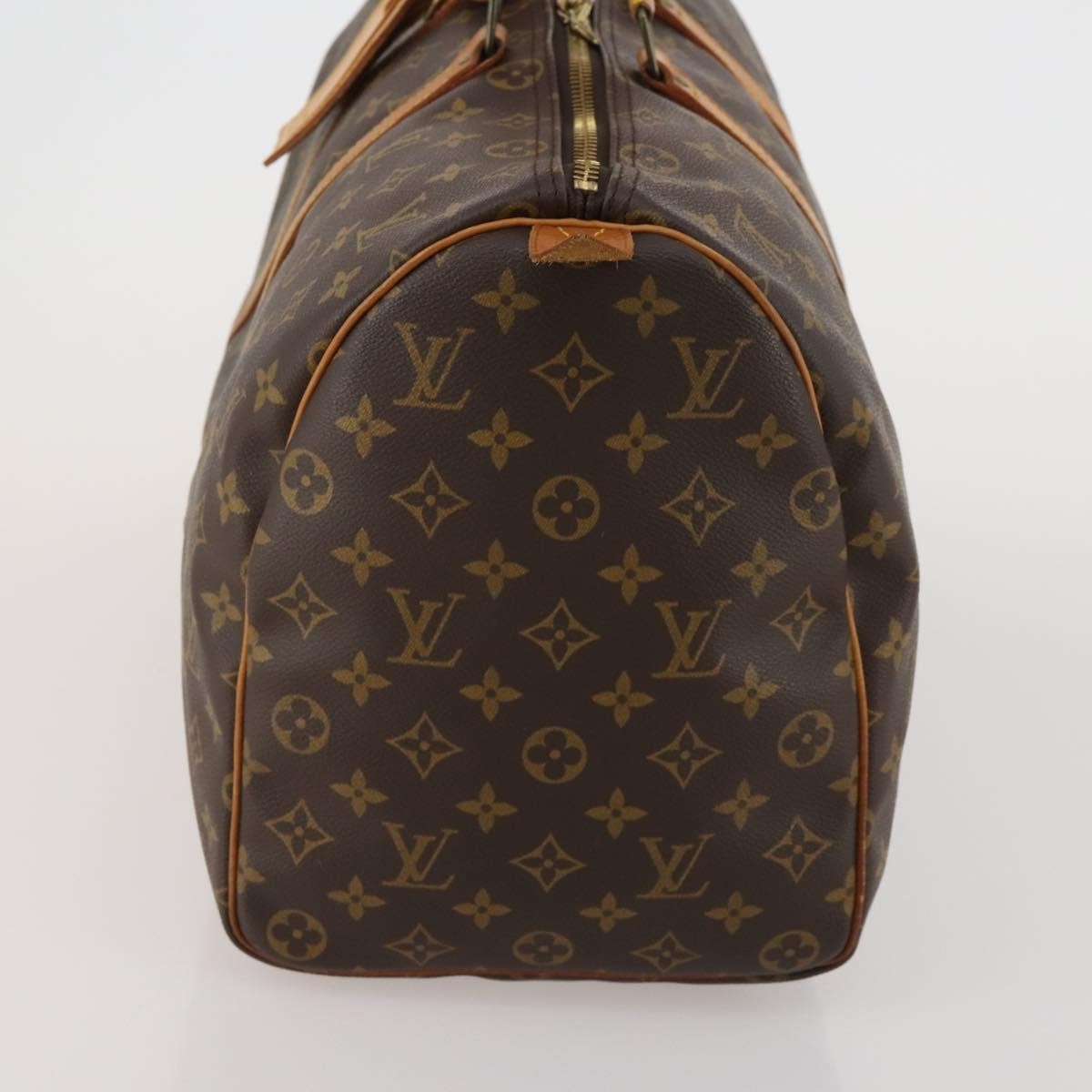 Louis Vuitton Keepall Monogram Canvas Brown Canvas Travel Bag Bag (Pre-Owned)