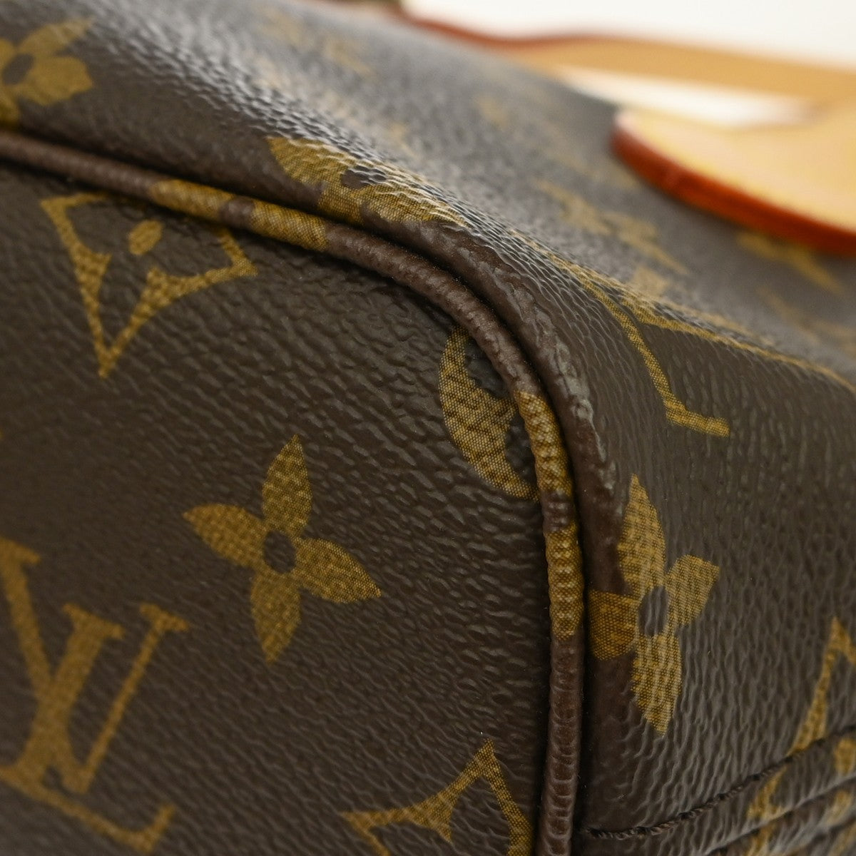 Louis Vuitton Neverfull Nm Monogram Canvas Brown Canvas Tote Bag Bag (Pre-Owned)