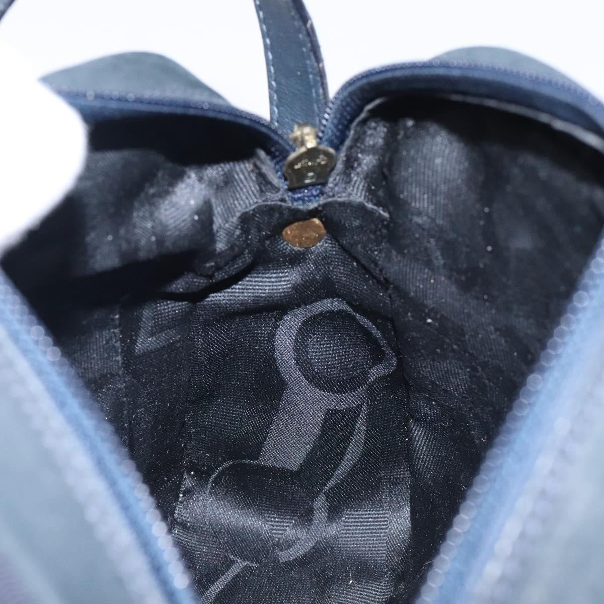 Salvatore Ferragamo Vala Suede Navy Suede Shoulder Bag Bag (Pre-Owned)