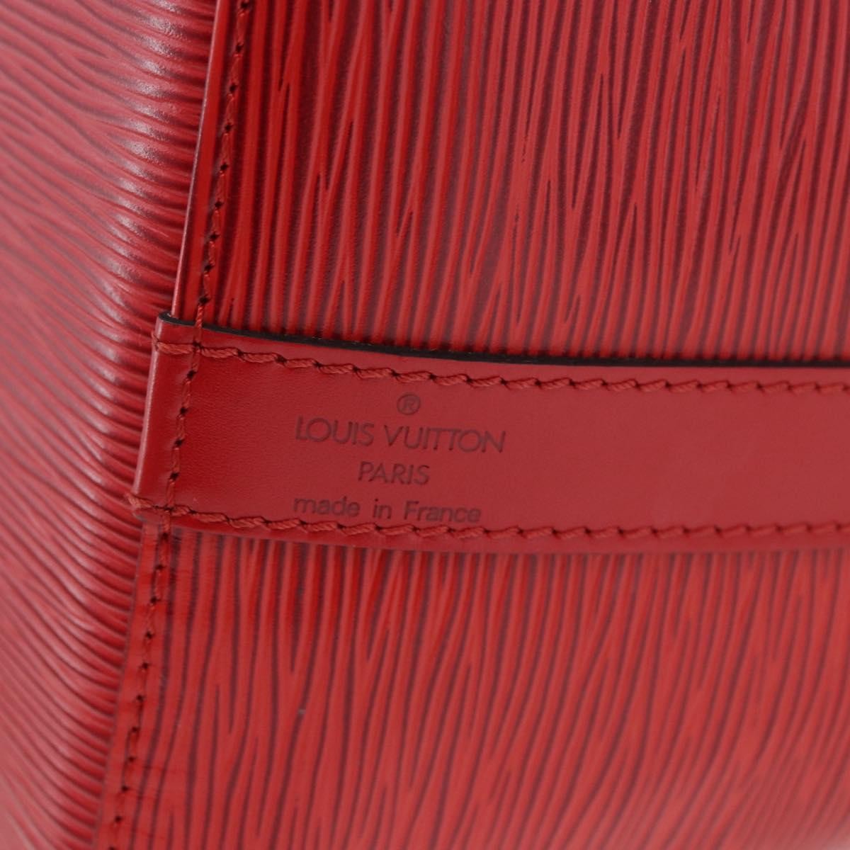 Louis Vuitton Petit Noe Epi Leather Red Leather Shoulder Bag Bag (Pre-Owned)