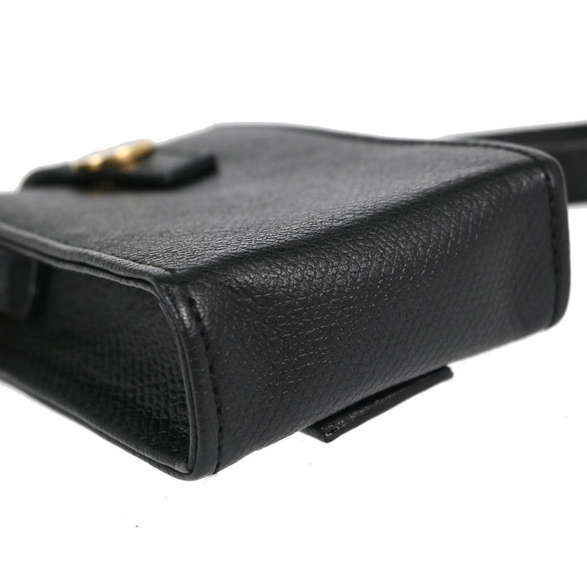 Chanel Cigarette Case Caviar Black Leather Clutche & Pouche Bag (Pre-Owned)