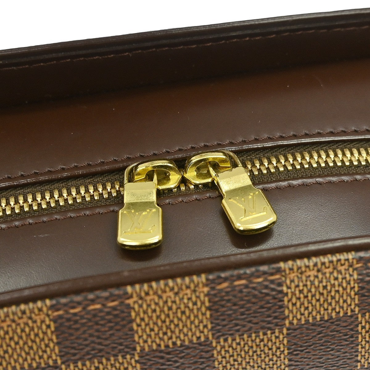 Louis Vuitton Sarria Damier Brown Canvas Handbag (Pre-Owned)