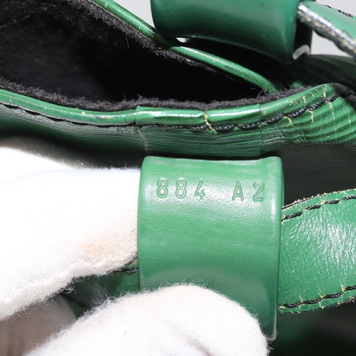 Louis Vuitton Randonnee Epi Leather Green Leather Backpack Bag (Pre-Owned)