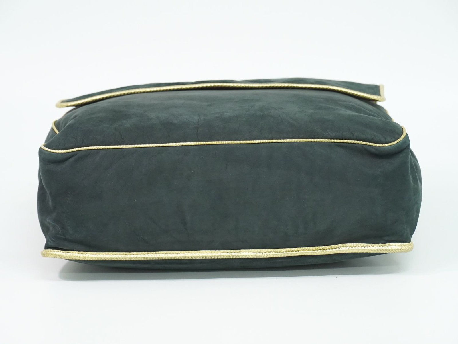 Loewe Anagram Suede Black Suede Shoulder Bag Bag (Pre-Owned)