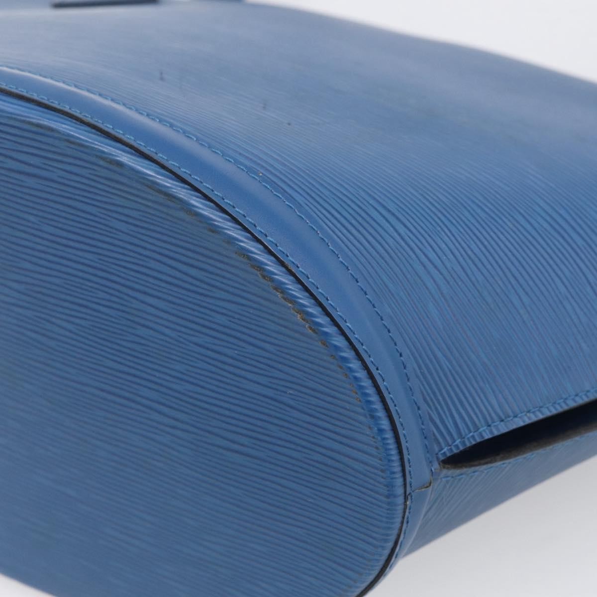 Louis Vuitton Saint Jacques Epi Leather Blue Leather Handbag (Pre-Owned)