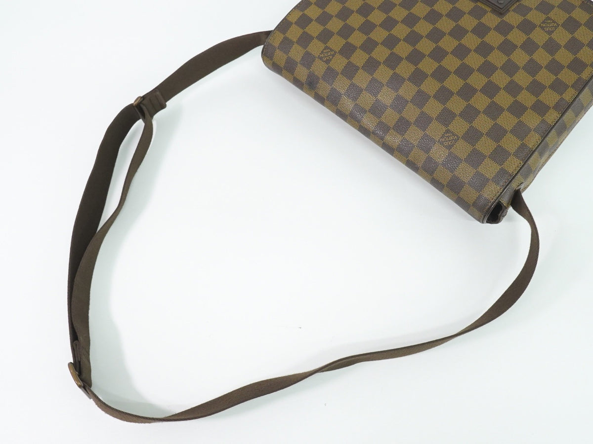 Louis Vuitton Brooklyn Damier Brown Canvas Handbag (Pre-Owned)
