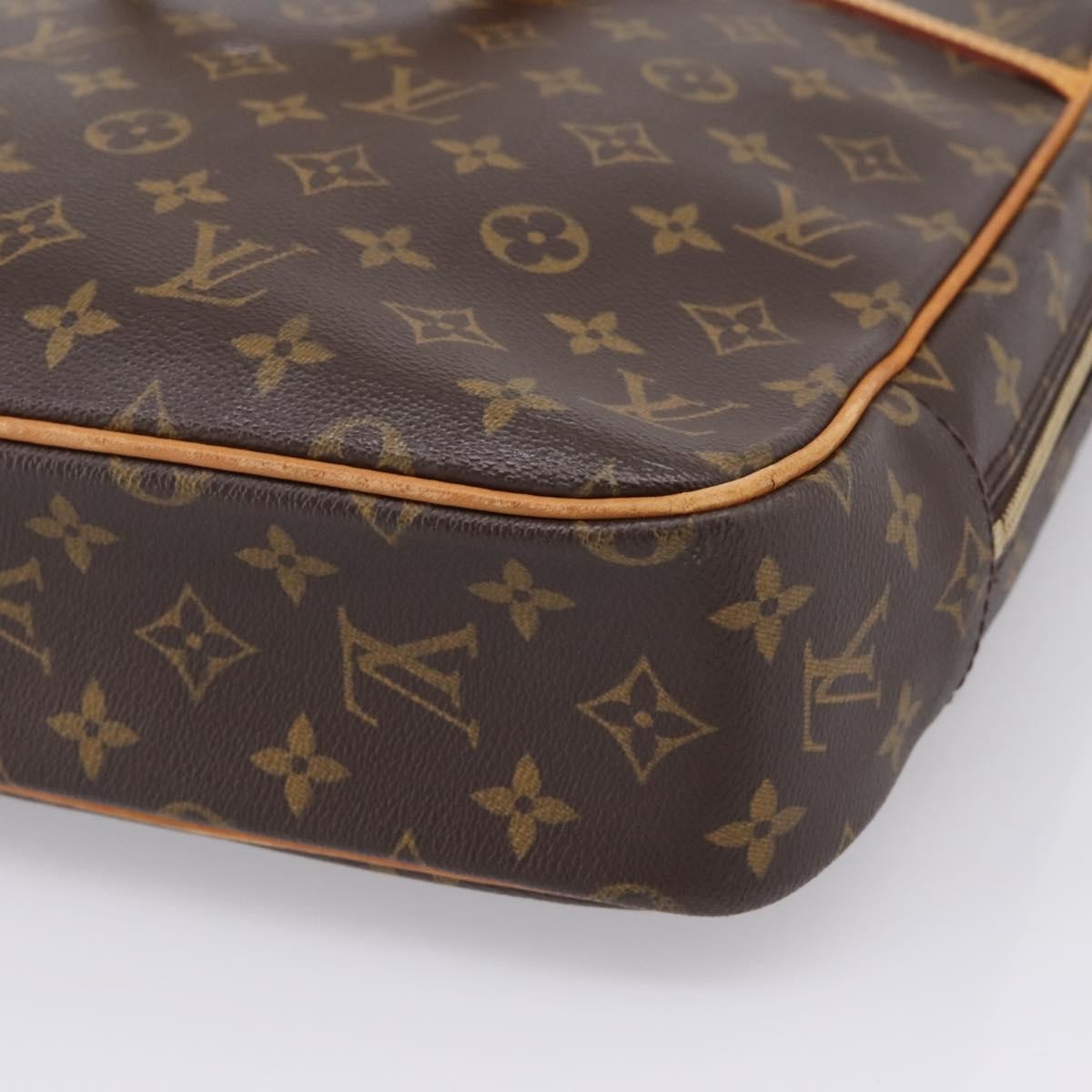 Louis Vuitton Porte-Documents Pegase Monogram Canvas Brown Canvas Handbag (Pre-Owned)