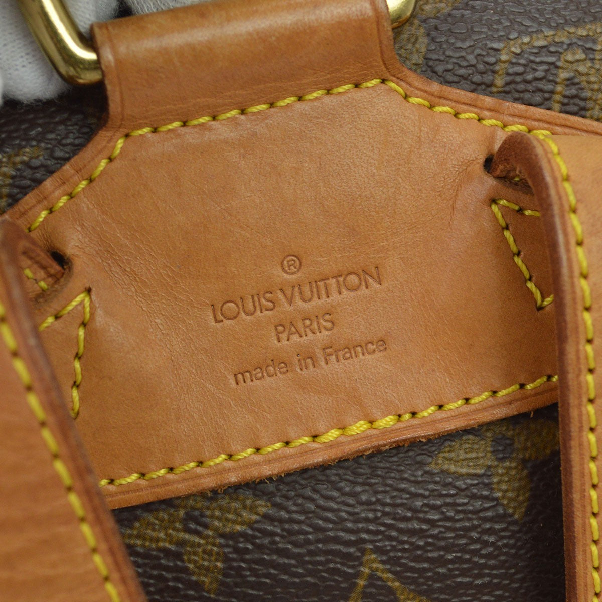 Louis Vuitton Vintage Montsouris Monogram Canvas Brown Canvas Backpack Bag (Pre-Owned)