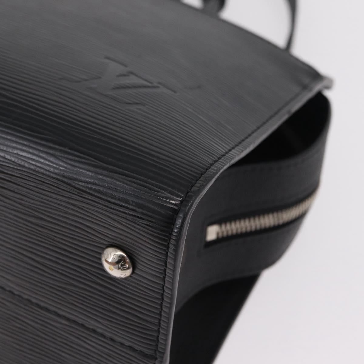 Louis Vuitton Vaneau Epi Leather Black Leather Handbag (Pre-Owned)