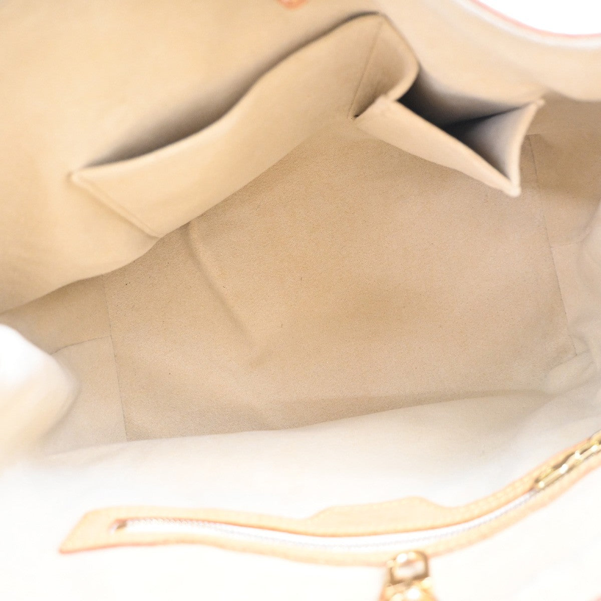 Louis Vuitton Hampstead Damier Ebene White Canvas Tote Bag Bag (Pre-Owned)