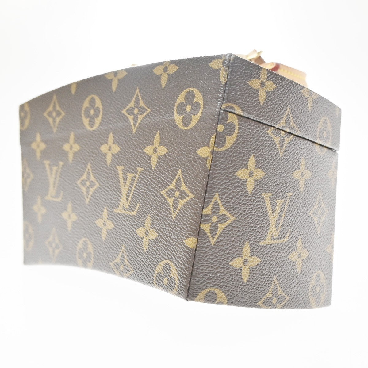 Louis Vuitton Frank Gehry Twisted Box Monogram Canvas Brown Canvas Handbag (Pre-Owned)
