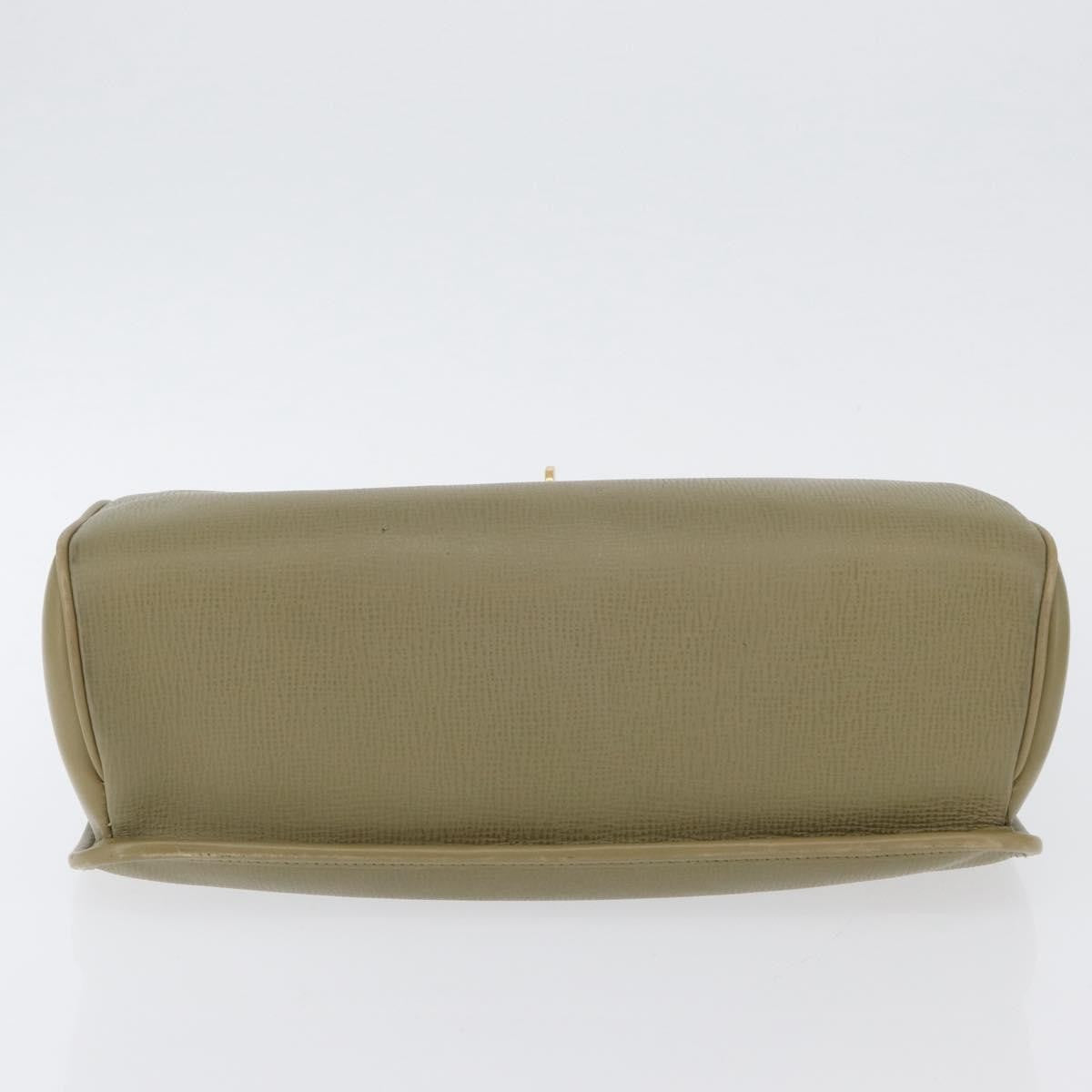 Gucci Vintage Leather Green Leather Handbag (Pre-Owned)