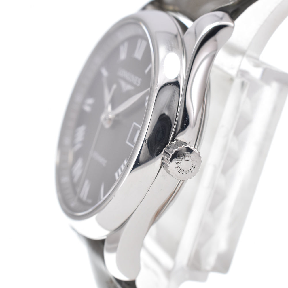 Longines Elegant Collection Automatic Stainless Steel And Alligator Watch (Pre-Owned)