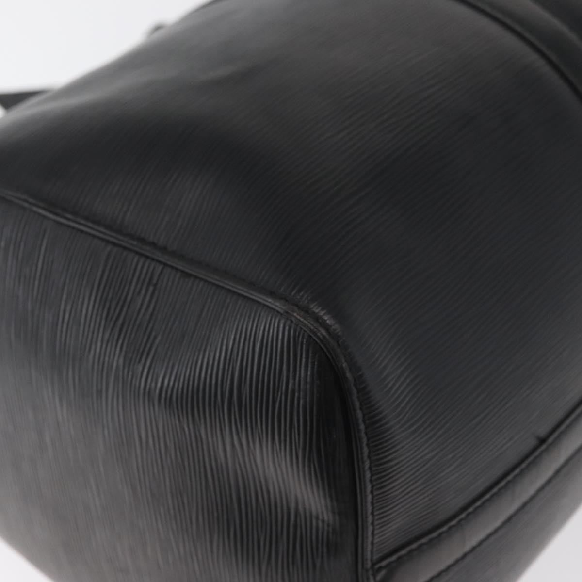 Louis Vuitton Keepall Epi Leather Black Leather Travel Bag Bag (Pre-Owned)