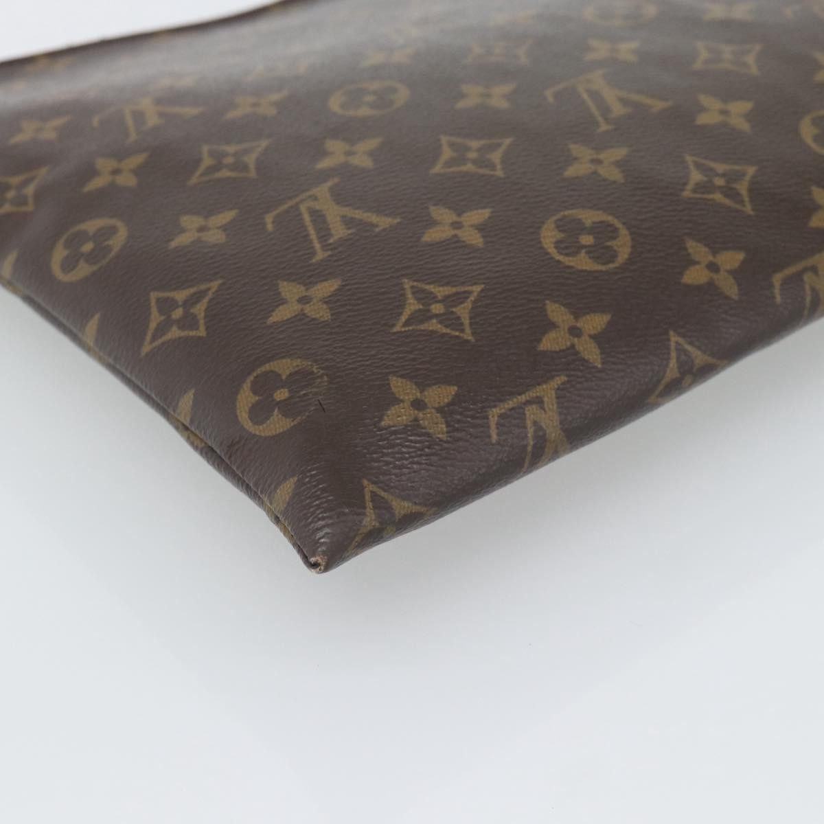 Louis Vuitton Solar Ray A4 Monogram Canvas Brown Canvas Clutche & Pouche Bag (Pre-Owned)