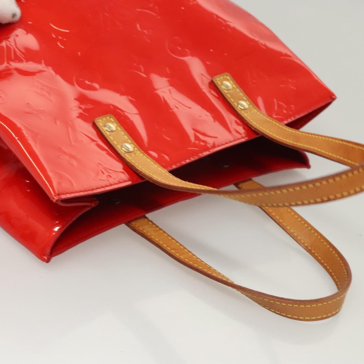 Louis Vuitton Reade Monogram Vernis Red Patent_Leather Handbag (Pre-Owned)