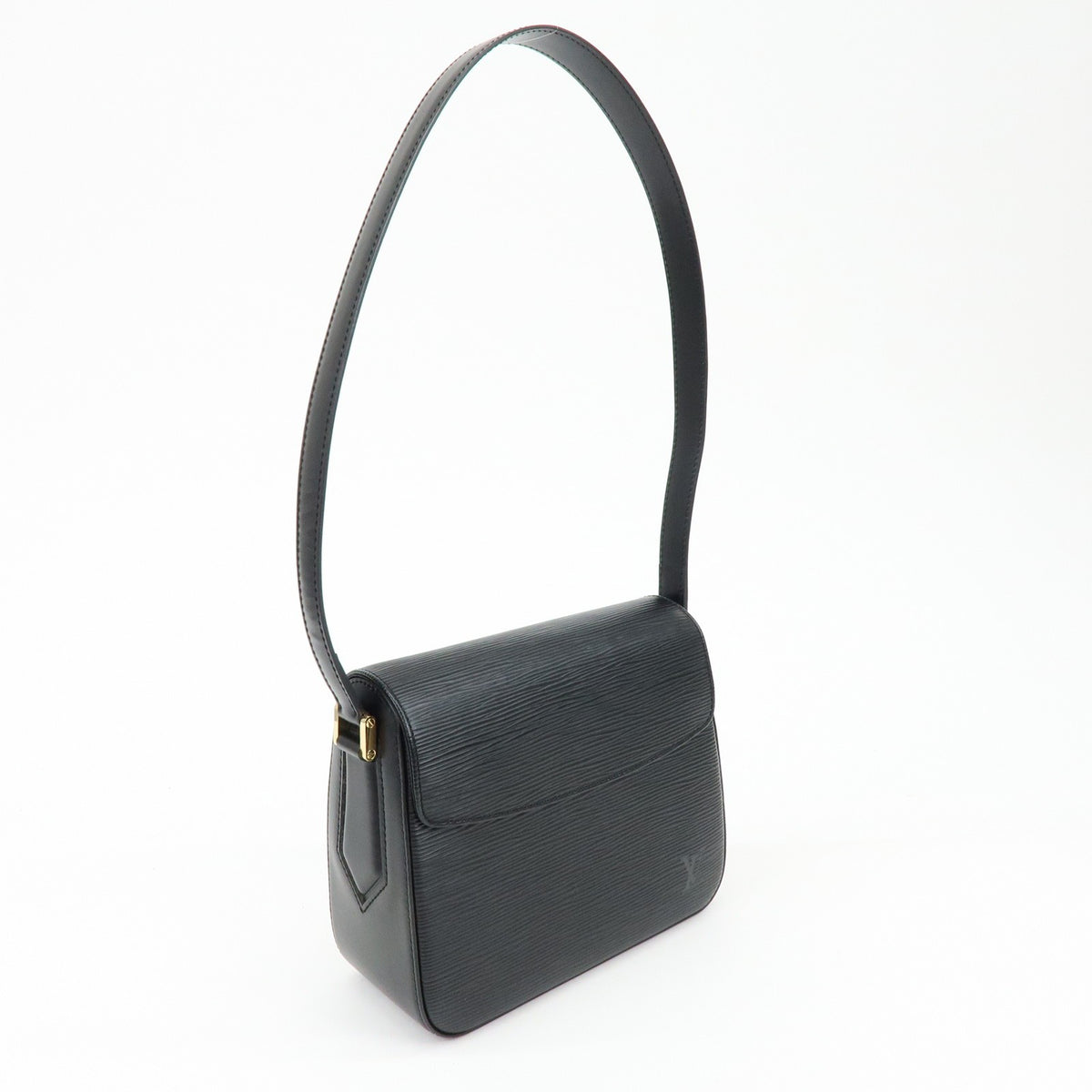 Louis Vuitton Buci Epi Leather Black Leather Handbag (Pre-Owned)