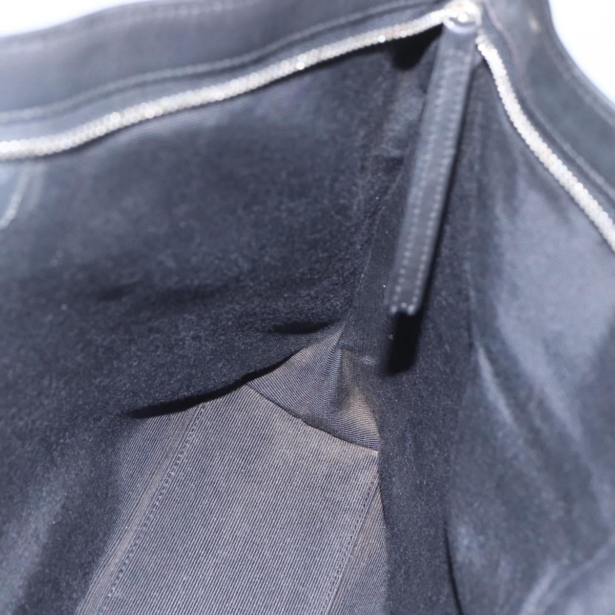 Chanel Vintage Leather Black Leather Shoulder Bag Bag (Pre-Owned)