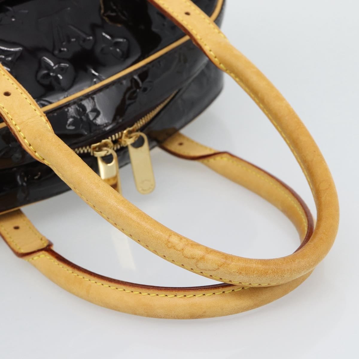 Louis Vuitton Summit Drive Monogram Vernis Black Patent_Leather Handbag (Pre-Owned)