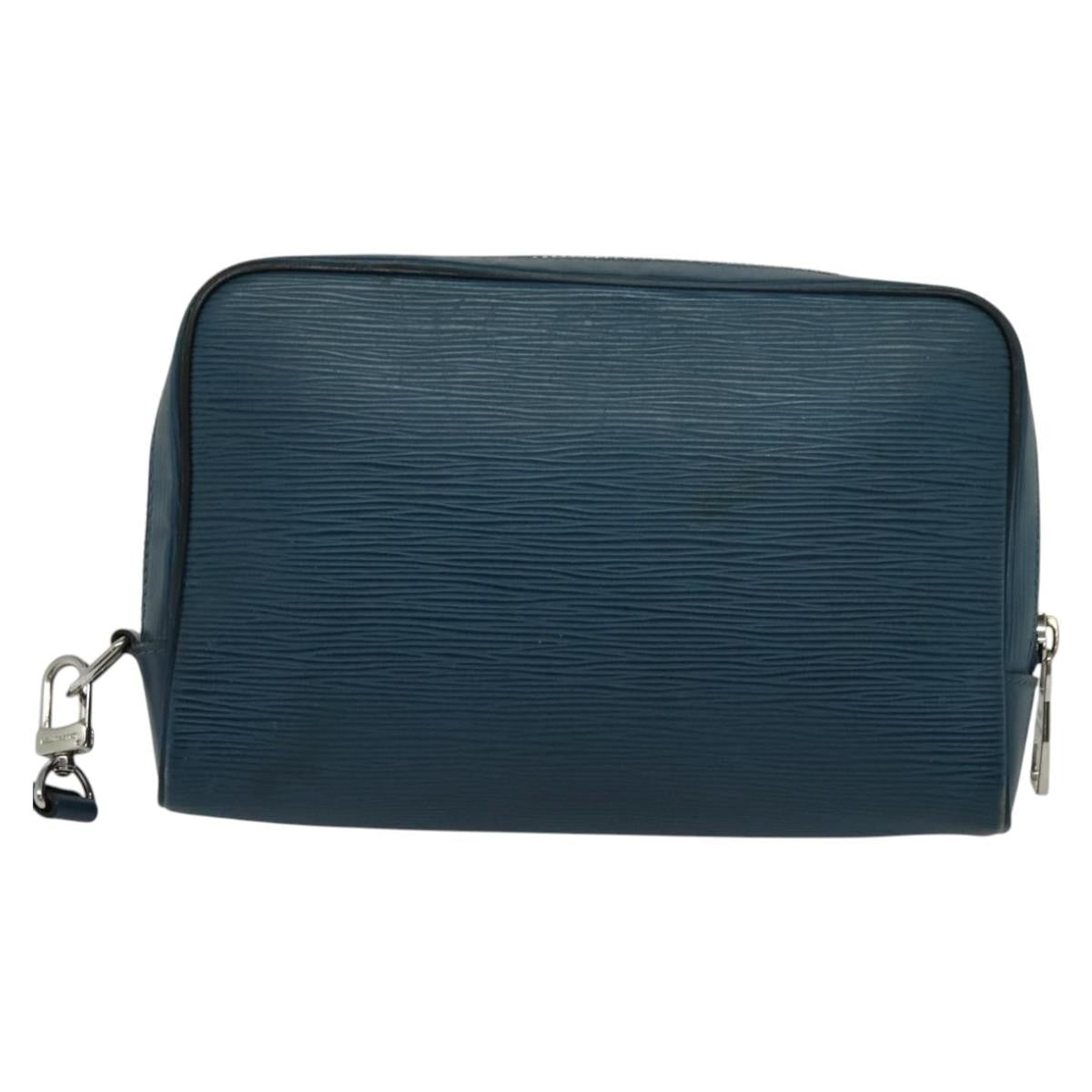 Louis Vuitton Neo Hoche Clutch Epi Leather Blue Leather Clutche & Pouche Bag (Pre-Owned)