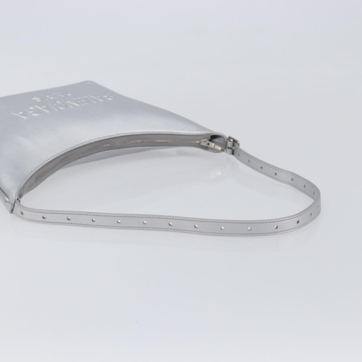 Balenciaga Mary Kate Sling Leather Silver Leather Handbag (Pre-Owned)
