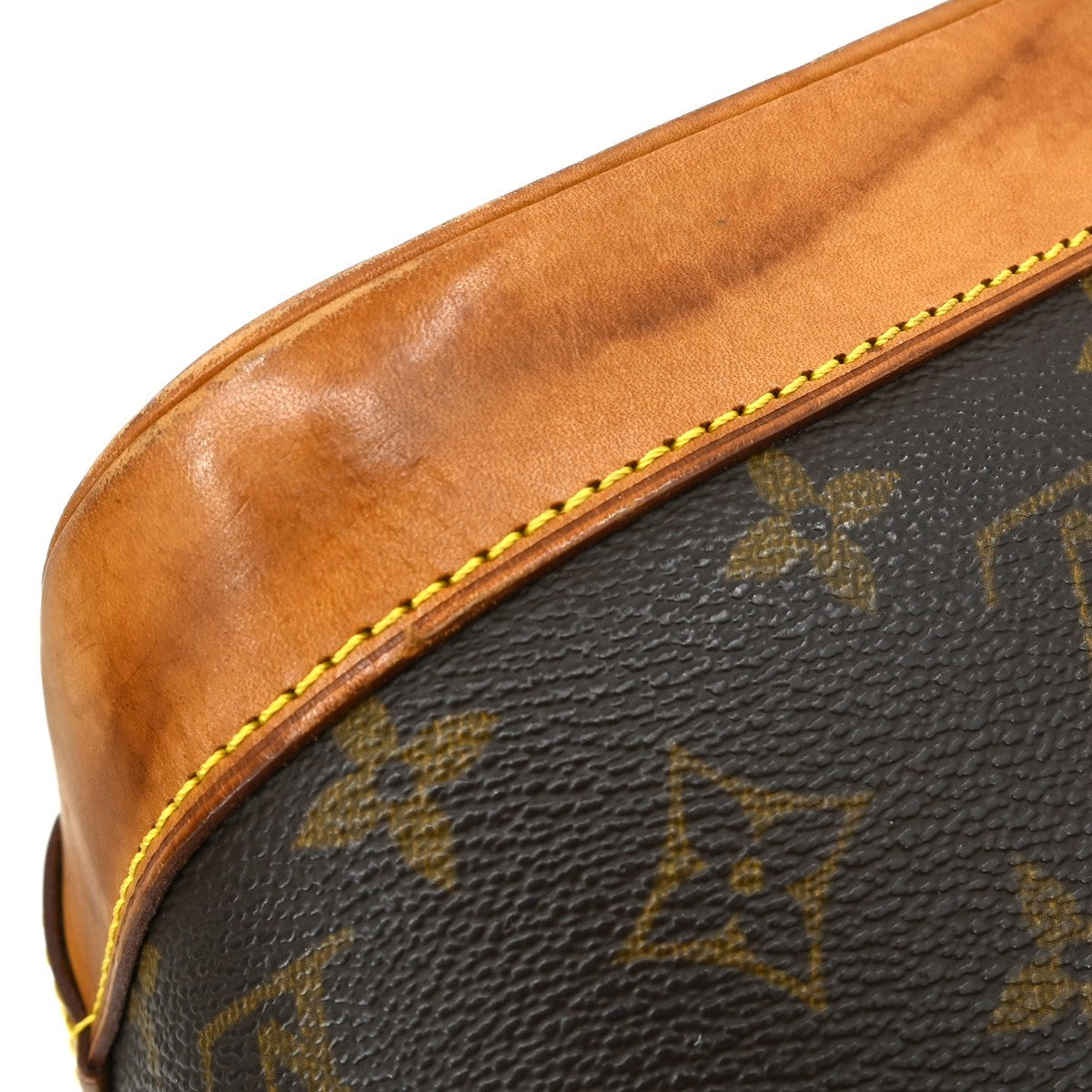 Louis Vuitton Alma Monogram Brown Canvas Handbag (Pre-Owned)