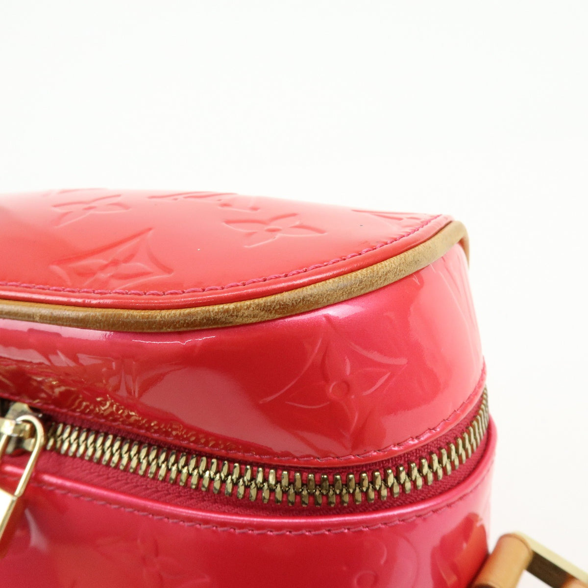Louis Vuitton Sullivan Monogram Vernis Pink Patent_Leather Shoulder Bag Bag (Pre-Owned)