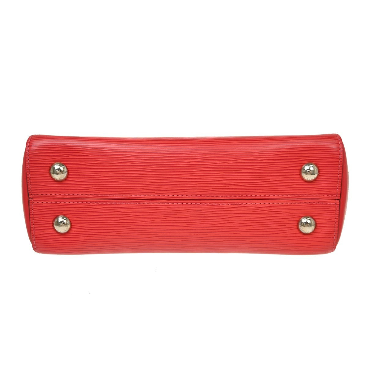 Louis Vuitton Cluny Top Handle Epi Leather Red Leather Handbag (Pre-Owned)