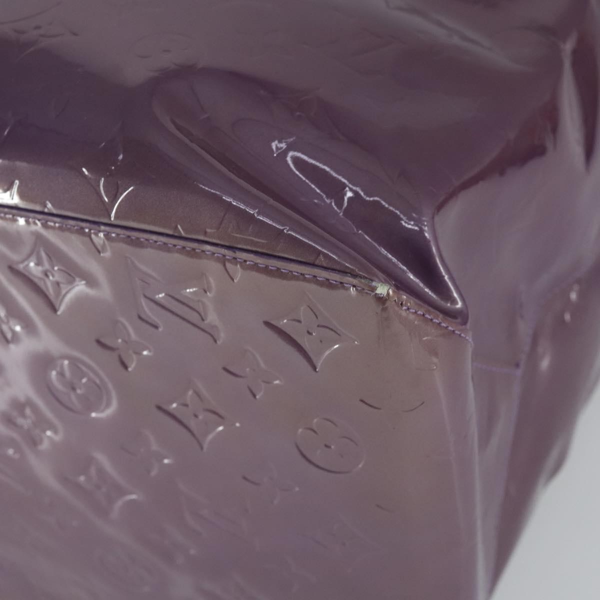 Louis Vuitton Reade Monogram Vernis Purple Patent_Leather Handbag (Pre-Owned)