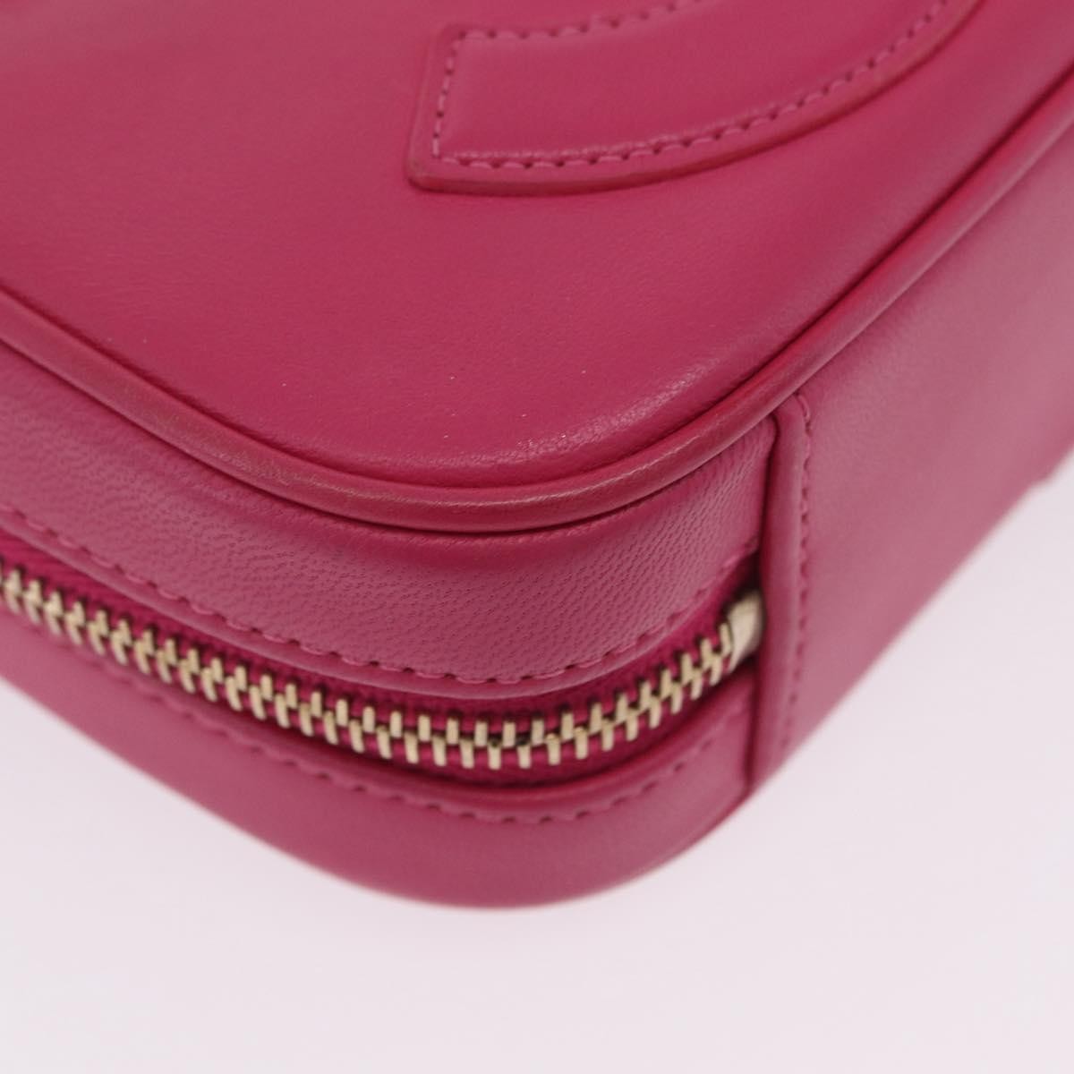 Chanel Cc Mania Camera Lambskin Pink Leather Handbag (Pre-Owned)