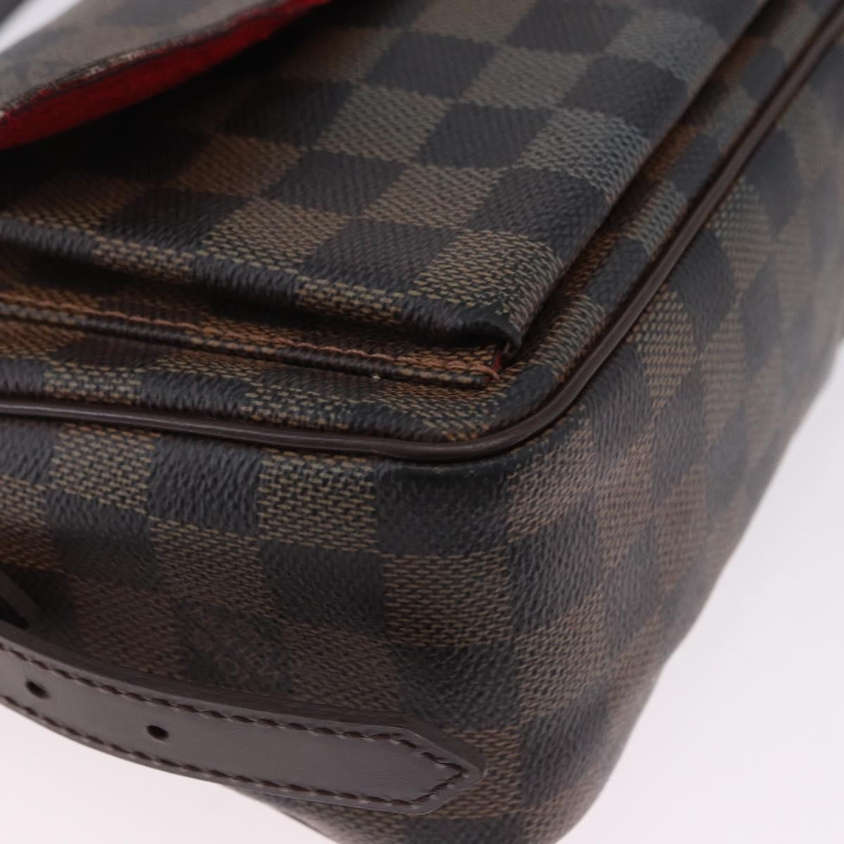 Louis Vuitton Ravello Damier Ebene Brown Canvas Shoulder Bag Bag (Pre-Owned)