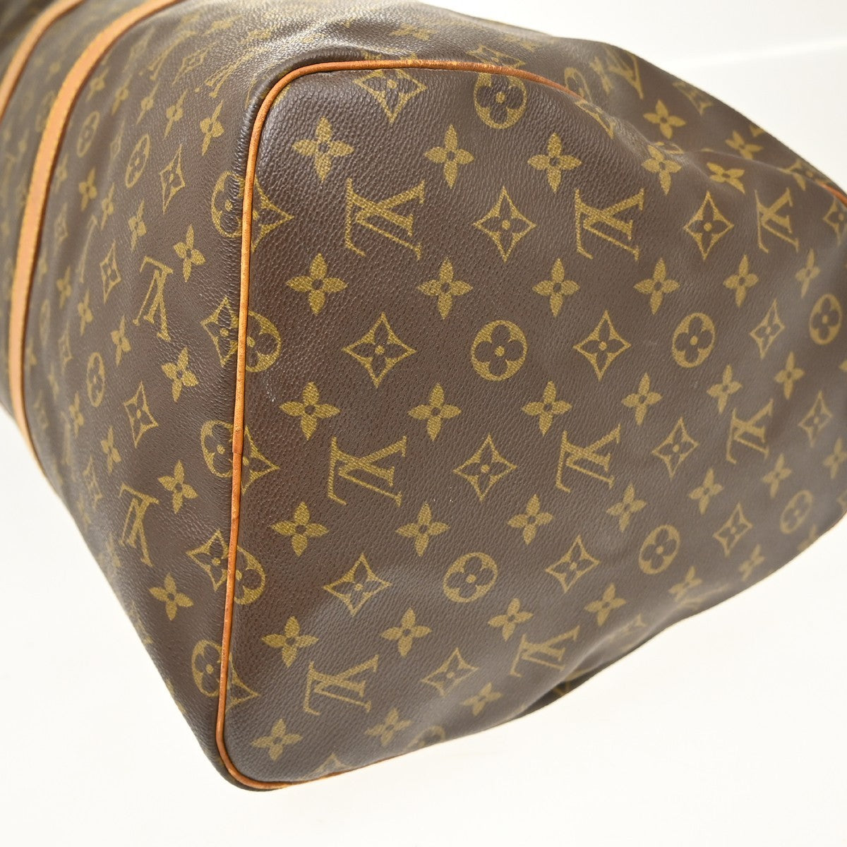Louis Vuitton Keepall Monogram Canvas Brown Canvas Travel Bag Bag (Pre-Owned)