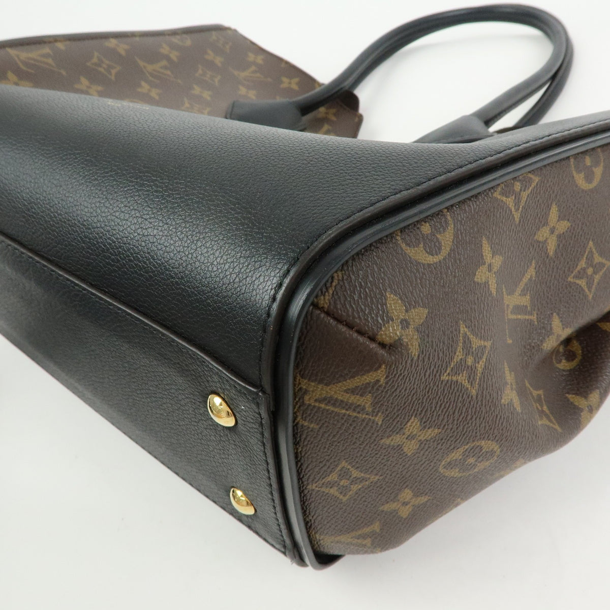 Louis Vuitton Kimono Monogram Canvas And Leather Black Canvas Handbag (Pre-Owned)