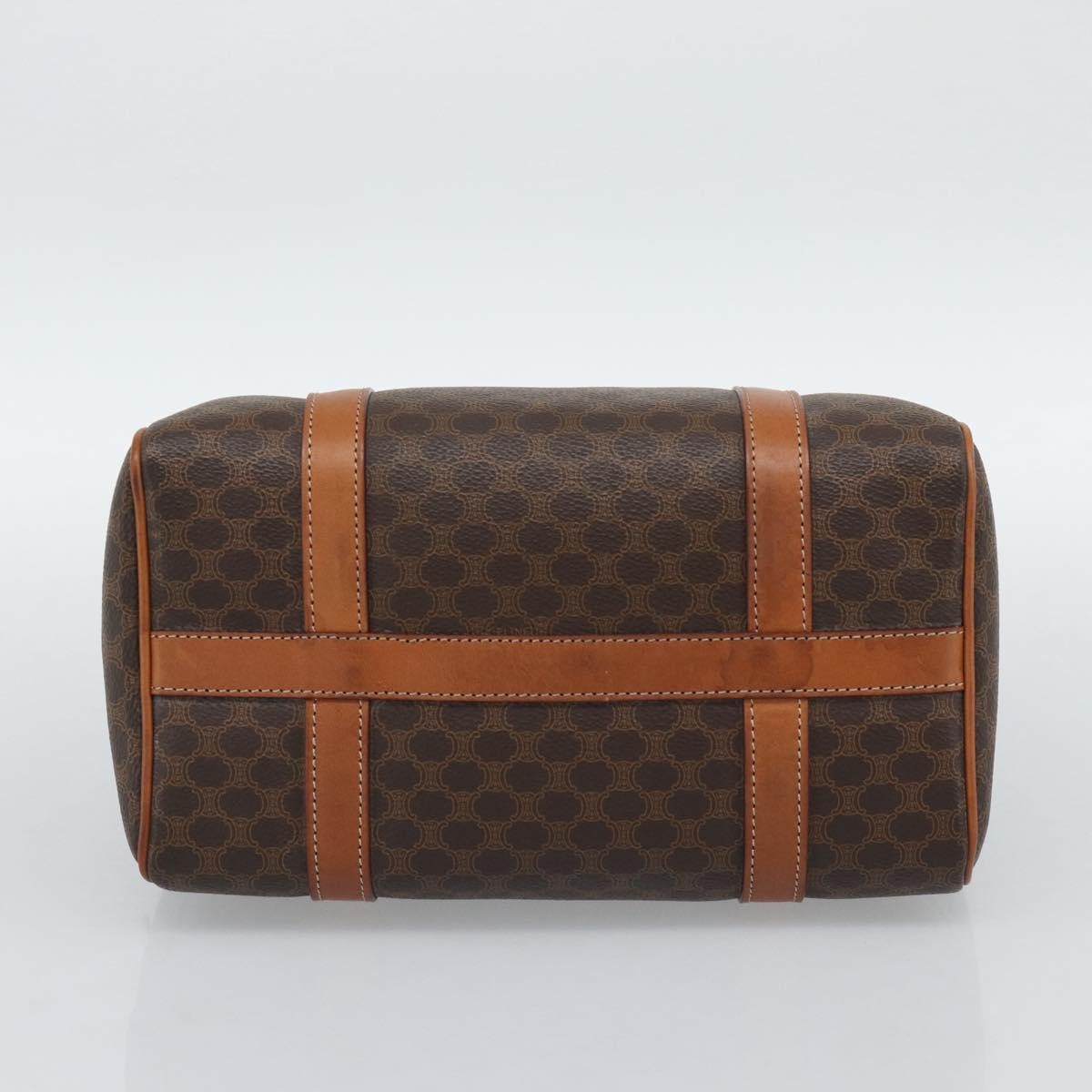 Celine Boston Macadam Canvas Brown Pvc Travel Bag Bag (Pre-Owned)