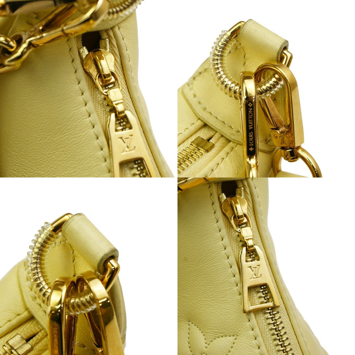 Louis Vuitton Over The Moon Bubblegram Leather Yellow Leather Handbag (Pre-Owned)