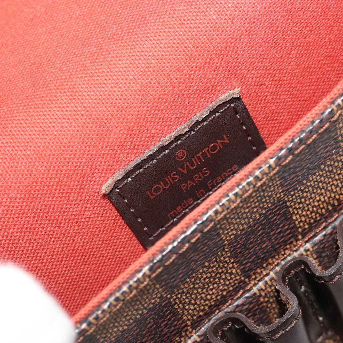 Louis Vuitton Portobello Messenger Damier Ebene Brown Canvas Shoulder Bag Bag (Pre-Owned)