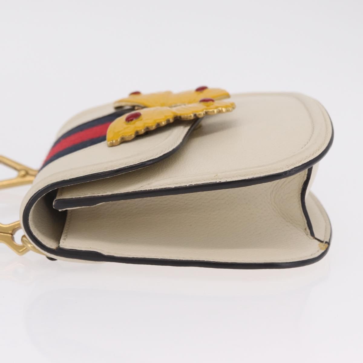 Gucci Totem Leather Beige Leather Shoulder Bag Bag (Pre-Owned)