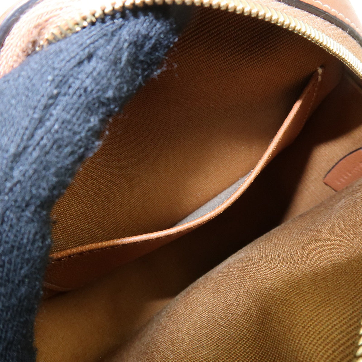 Celine Round Purse On Strap Triomphe Coated Canvas Brown Canvas Crossbody Bag Bag (Pre-Owned)