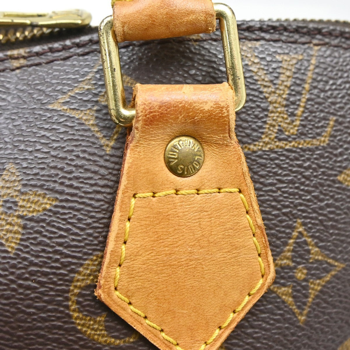 Louis Vuitton Alma Monogram Canvas Brown Canvas Handbag (Pre-Owned)