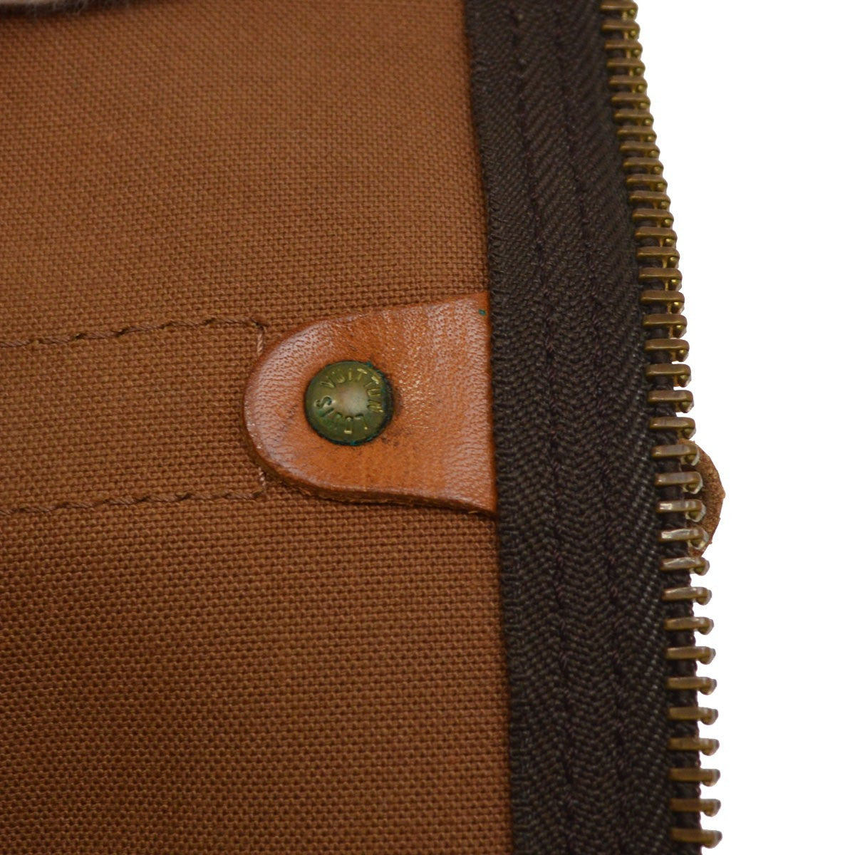 Louis Vuitton Keepall Monogram Canvas Brown Canvas Travel Bag Bag (Pre-Owned)