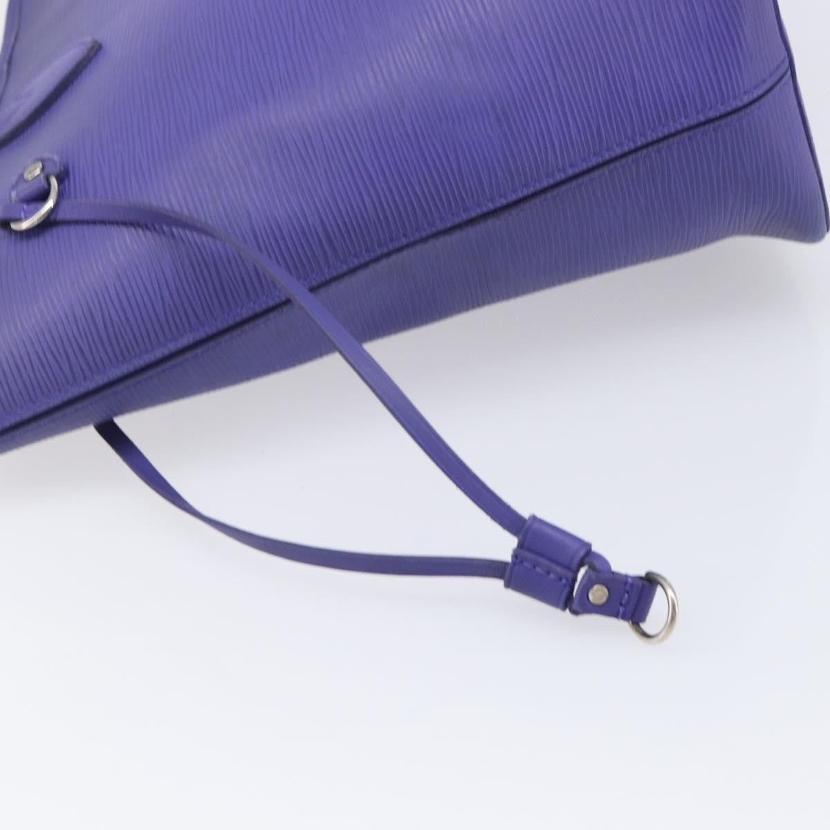 Louis Vuitton Neverfull Epi Leather Purple Leather Tote Bag Bag (Pre-Owned)