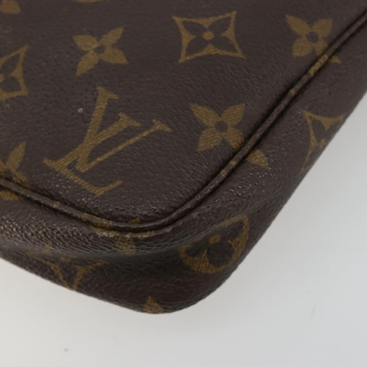 Louis Vuitton Pochette Accessoires Nm Monogram Canvas Brown Canvas Clutche & Pouche Bag (Pre-Owned)