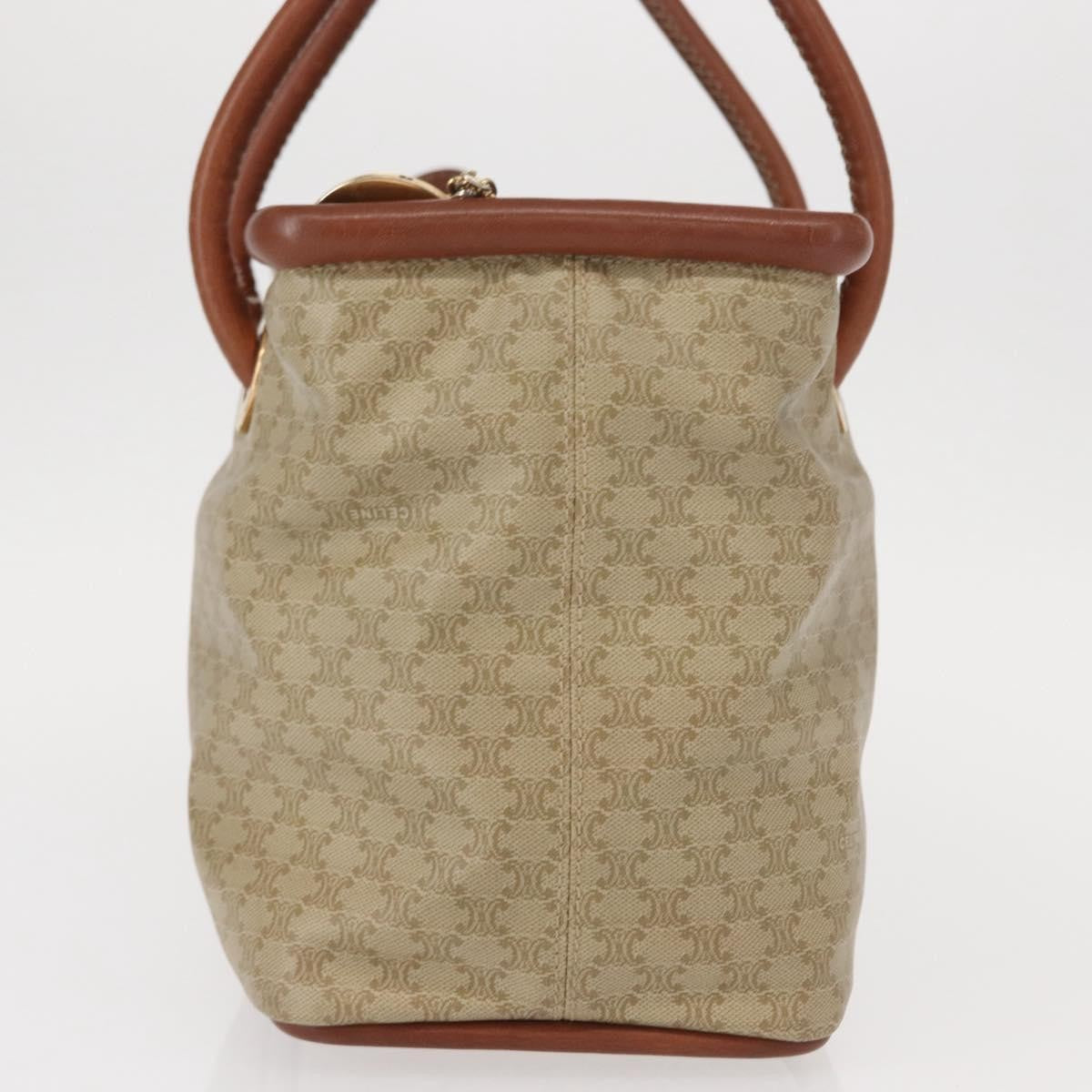 Celine Vintage Macadam Canvas Beige Canvas Backpack Bag (Pre-Owned)